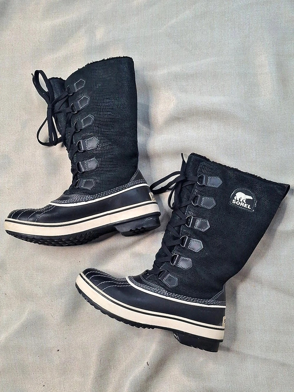 Sorel Joan of Arctic Waterproof Winter Boots Black US 6